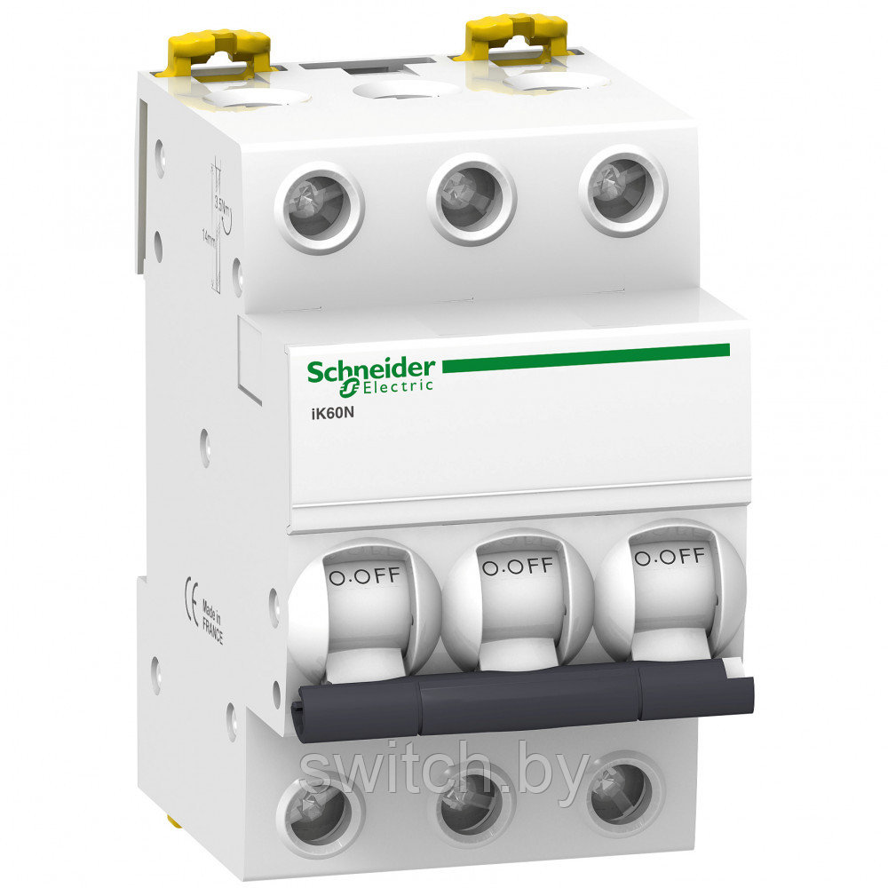 Автоматический выключатель Schneider Electric iK60 6kA 3P 32A C A9K24332