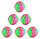 Набор из 6 шариков для стирки с липучкой SiPL, фото 5