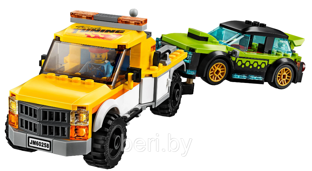 11535 Конструктор Lari "Тюнинг-мастерская Turbo Wheels", 339 деталей, Аналог LEGO City 60258 - фото 6 - id-p195054297