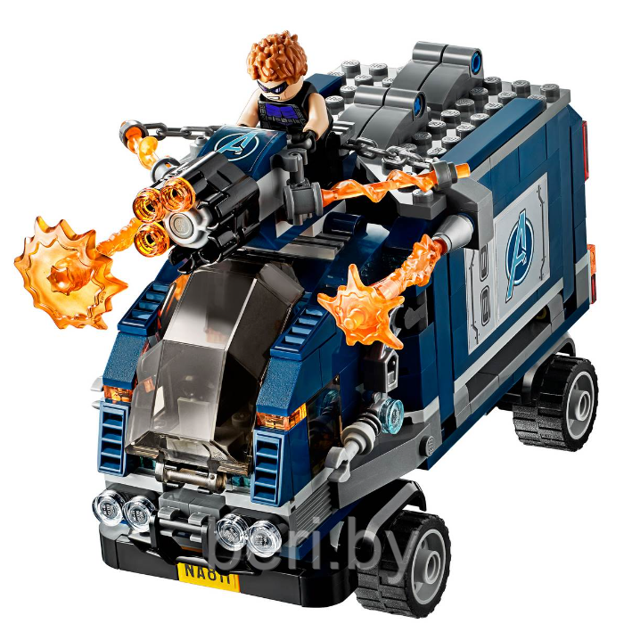 11506 Конструктор LARI Super Heroes, «Мстители: Нападение на грузовик», 501 деталь, аналог Лего Марвел 76143 - фото 5 - id-p195055318