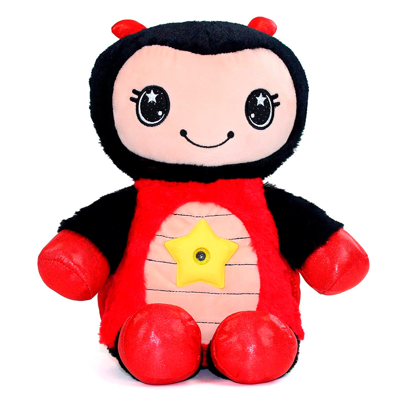 Мягкая игрушка детский ночник-проектор Star Belly Божья коровка
