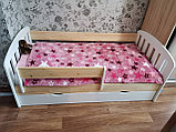 Кровать с бортиком "Классика Микс" (80х160 см) МДФ, Массив, фото 2