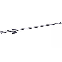 Карниз раздвижной 110-200 см с кольцами хромированный Zalel