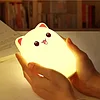 Силиконовый светильник-ночник "Котик" без пульта, фото 3