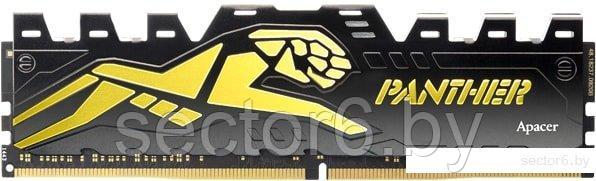 Оперативная память Apacer Panther Golden 8ГБ DDR4 3200 МГц AH4U08G32C28Y7GAA-1, фото 2