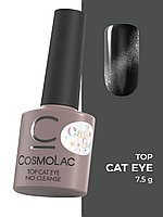 Топ без липкого слоя CosmoLac Top Cat Eye no cleanse 7,5 г