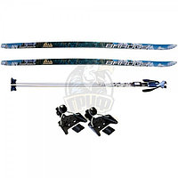 Комплект беговых лыж STC с палками из алюминия и креплением NN-75 (арт. Kompl-N75-Alu)