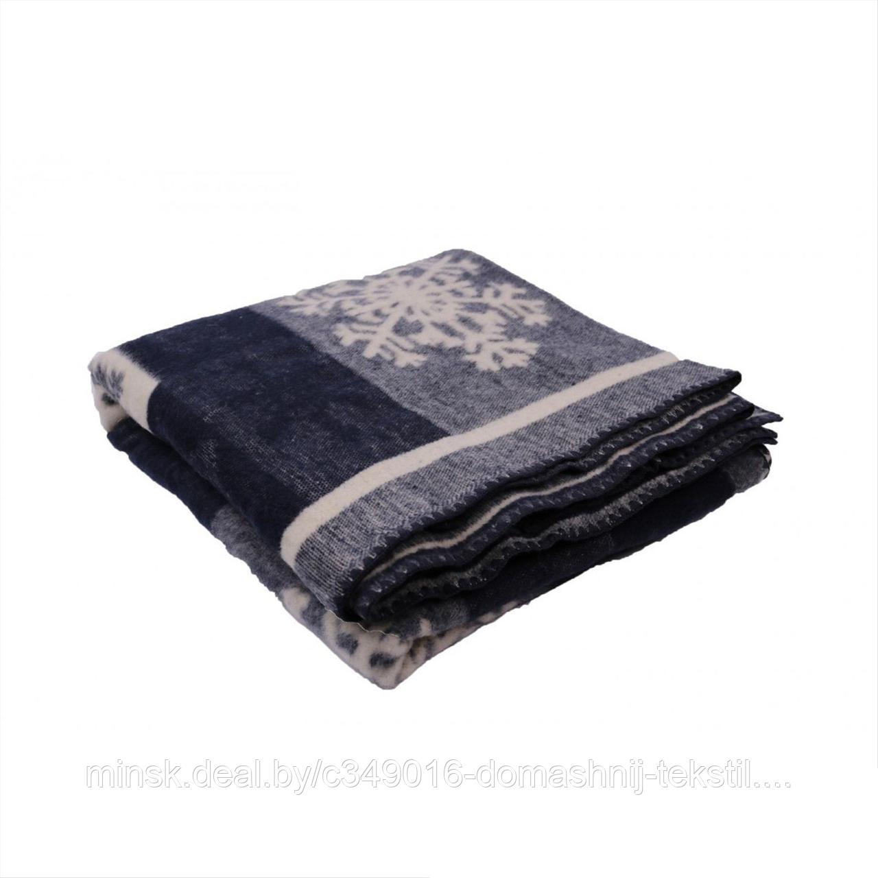 Одеяло шерсть мериноса 100% Снежинка 190х205 - фото 1 - id-p195060734
