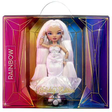 MGA Entertainment Коллекционная Кукла Рэинбоу Хай Рокси Гранд Holiday Edition collector Rainbow High 582687, фото 2