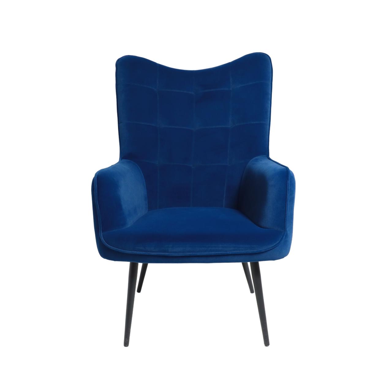 Кресло Bogema, синий, велюр - фото 4 - id-p173511005