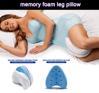 Анатомическая пенная подушка для ног и коленей с эффектом памяти Conour Leg Pillow / ортопедическая подушка