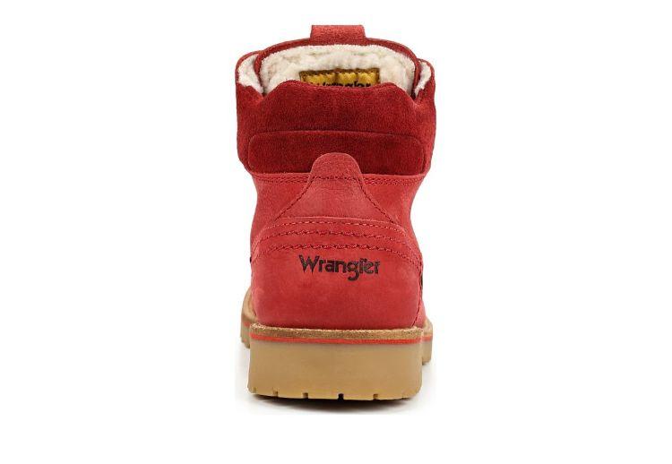 Ботинки женские утепленные Wrangler Yuma Fur S красный - фото 3 - id-p195064817