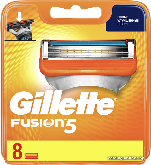Сменные кассеты для бритья Gillette Fusion5 (8 шт)