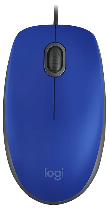 Мышь Logitech M110 Silent синий оптическая (1000dpi) USB (2but) - фото 1 - id-p195186447