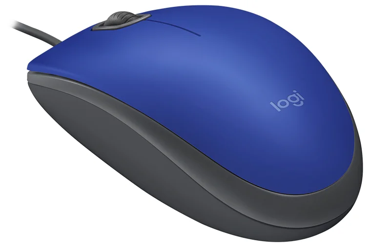 Мышь Logitech M110 Silent синий оптическая (1000dpi) USB (2but) - фото 2 - id-p195186447