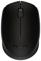 Мышь Logitech M171 черный оптическая (1000dpi) беспроводная USB (2but)