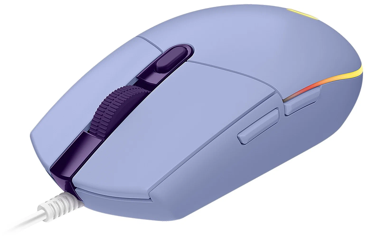 Игровая мышь Logitech G102 Lightsync (лиловый/сиреневый)