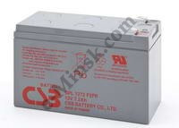 Аккумулятор для ИБП 12V/7.2Ah CSB GPL-1272 F2 (с увеличенным сроком службы 10 лет), КНР - фото 1 - id-p2824549