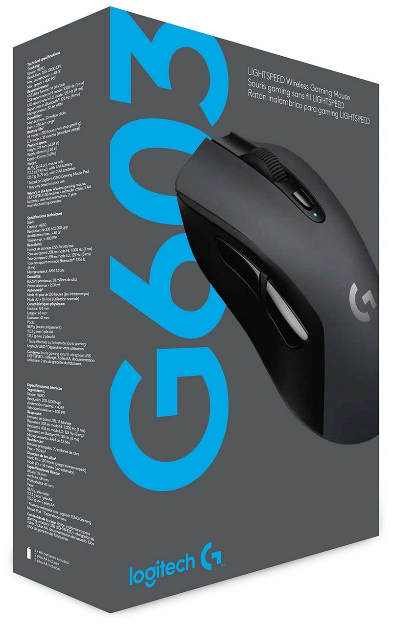 Игровая мышь Logitech G603 Lightspeed - фото 3 - id-p195199977