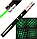 Лазерная указка Green Laser Pointer с 5 насадками, фото 6