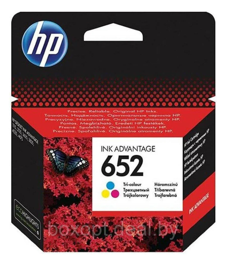 Картридж HP 652 F6V24AE цветной (Original) - фото 3 - id-p195206217