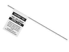 Электрод вольфрамовый серый SOLARIS WC-20, Ф2.4мм, TIG сварка (поштучно) (WM-WC20-2401)