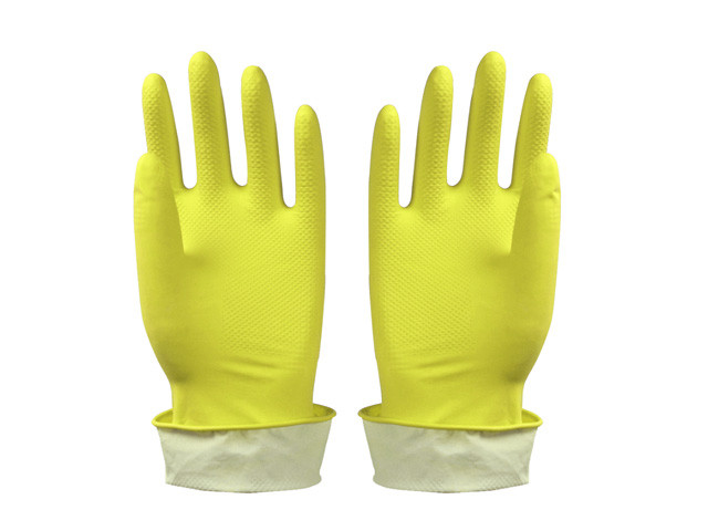 Перчатки латексные хозяйственные р-рS (Китай) (G40)