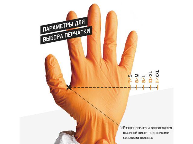 Перчатки нитриловые, р-р 11/XXL, черные, уп. 25 пар, JetaSafety (Ультрапрочные нитриловые перчатки JetaSafety - фото 2 - id-p195206620