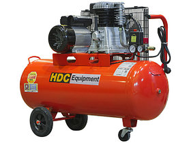 Компрессор HDC HD-A101 (396 л/мин, 10 атм, ременной, масляный, ресив. 100 л, 220 В, 2.20 кВт) (HD-A101)