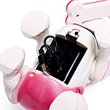 Робот-собака «Чаппи», русское озвучивание, световые и звуковые эффекты, цвет розовый, фото 7