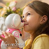 Робот-собака «Чаппи», русское озвучивание, световые и звуковые эффекты, цвет розовый, фото 9
