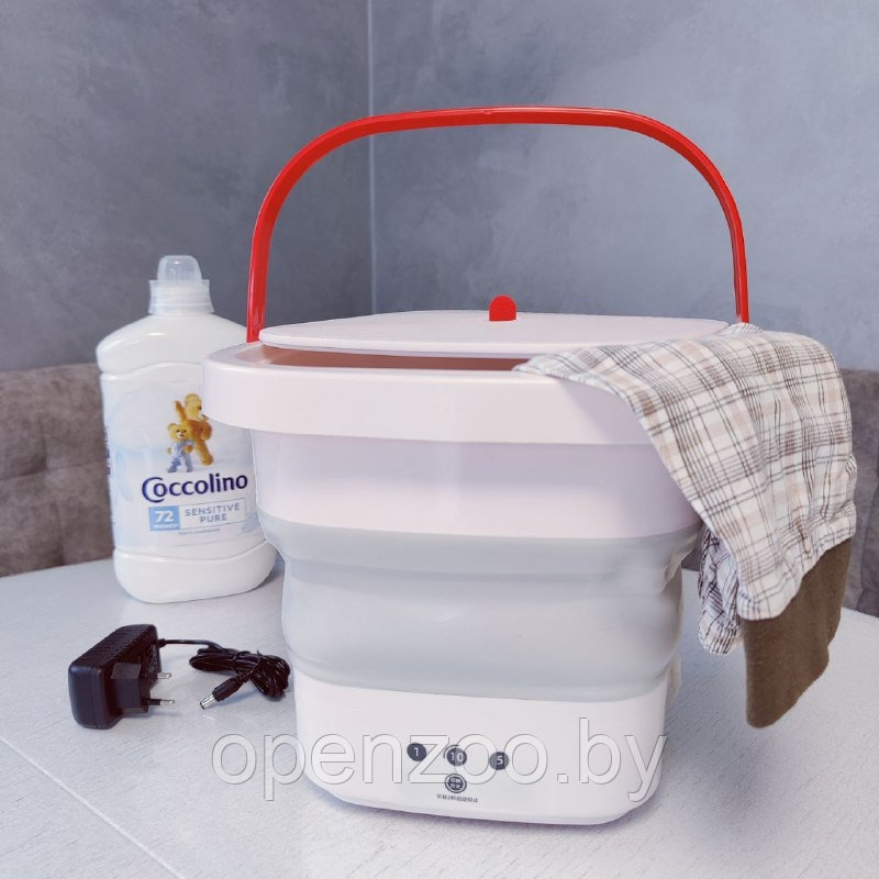 Складная стиральная машина Folding Washing Machine (три режима стирки 1, 5, 10 минут) - фото 4 - id-p194382218