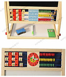 F23308 Мольберт детский деревянный растущий напольный, двухсторонний, фото 3