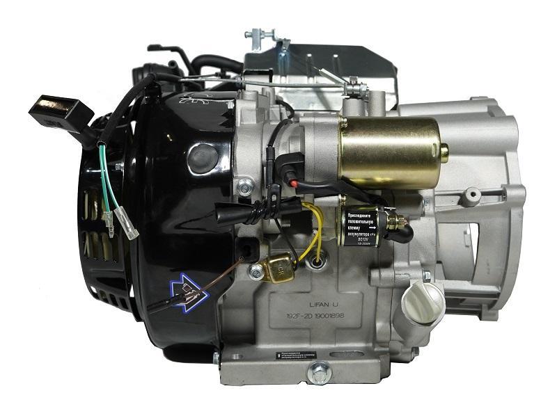 Двигатель Lifan 192F-2D конусный вал короткий 54,45 мм (с колоколом, без б/б) - фото 7 - id-p195061857
