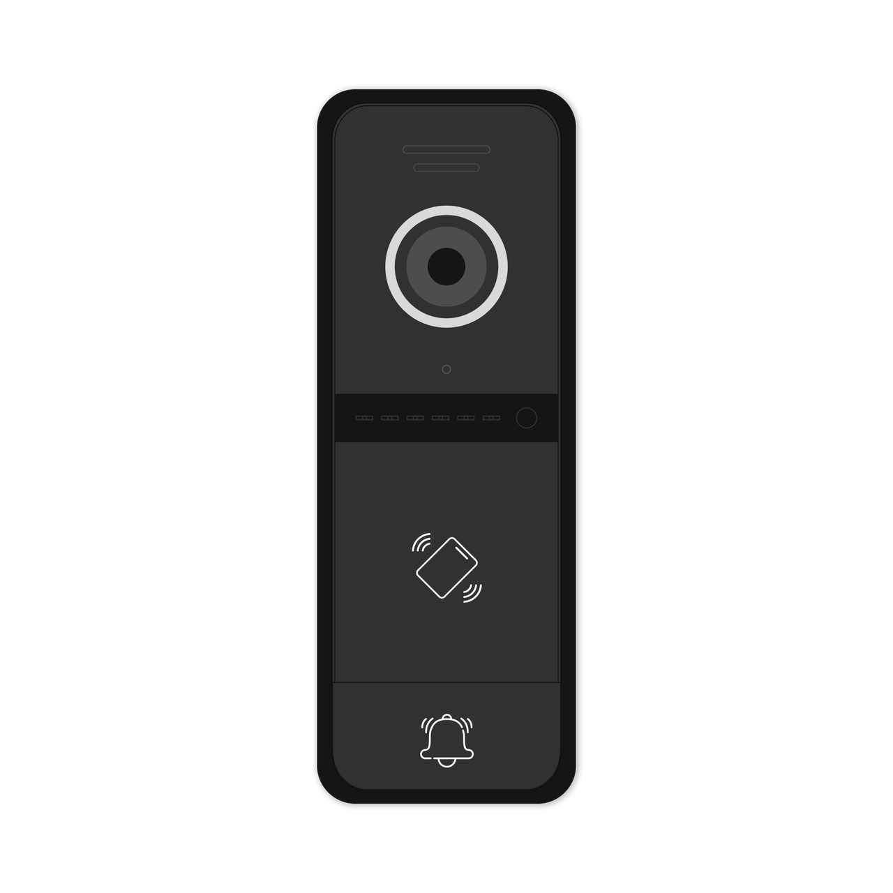 FANTASY MR FHD BLACK - Full HD вызывная панель 2.1 Мп со СКУД