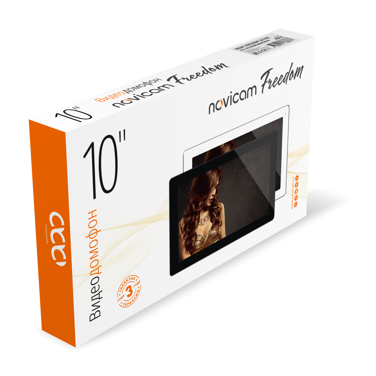 FREEDOM 10 NIGHT FHD - 10.1" сенсорный монитор Full HD домофона - фото 2 - id-p195214626