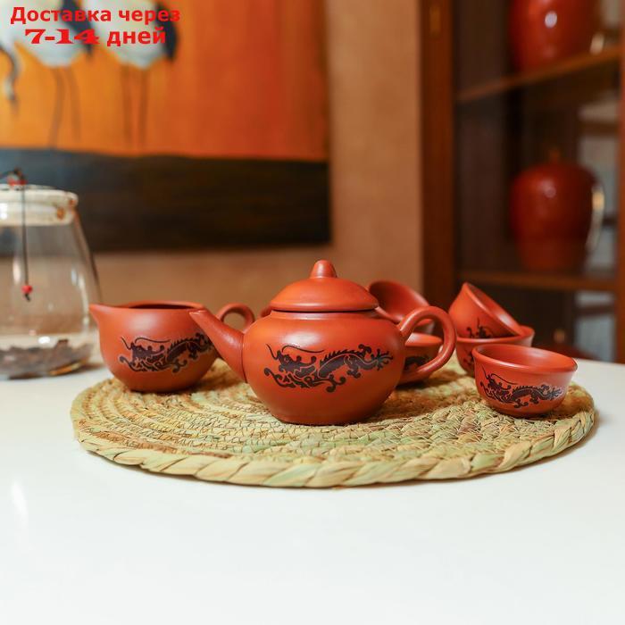 Набор для чайной церемонии "Дракон", 10 предметов: чайник 14×9,5×8,5 см, 8 чашек 5×3 см, чахай 150 мл - фото 10 - id-p195035611