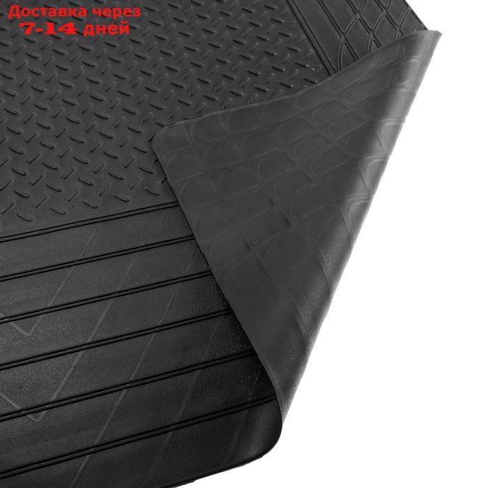 Коврик в багажник, универсальный, 120×80 см, черный - фото 3 - id-p195031357