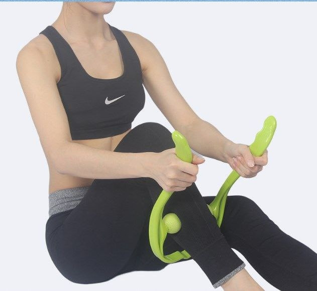 Универсальный роликовый массажер Neck Massager (шея, поясница, ноги, бедра) Зеленый - фото 6 - id-p153787528