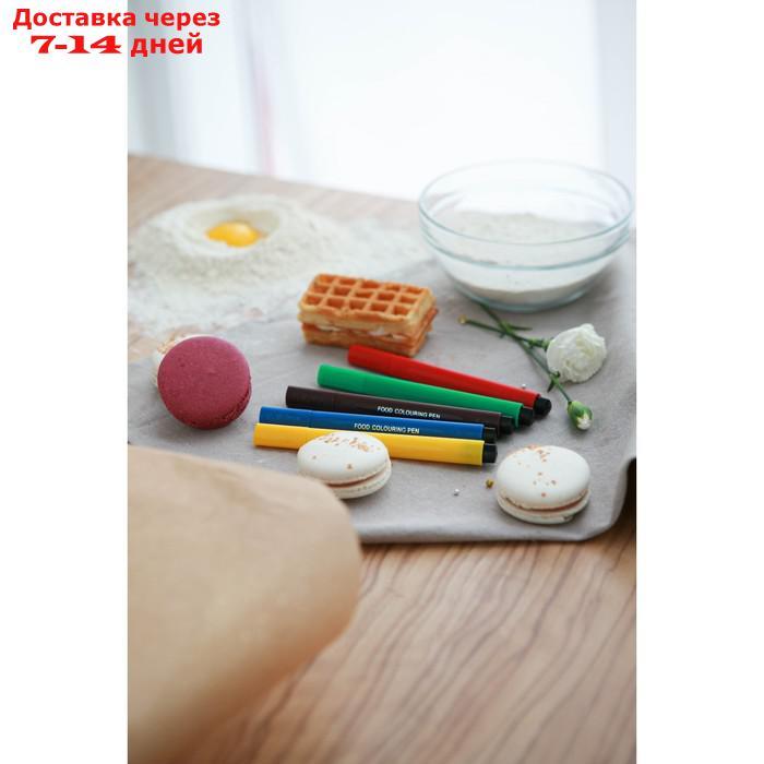 Набор маркеров для украшения десертов, 21×12×1,5 см, 5 шт, разноцветные - фото 5 - id-p195034927
