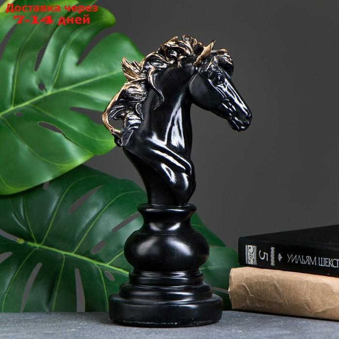 Фигура "Конь" черный