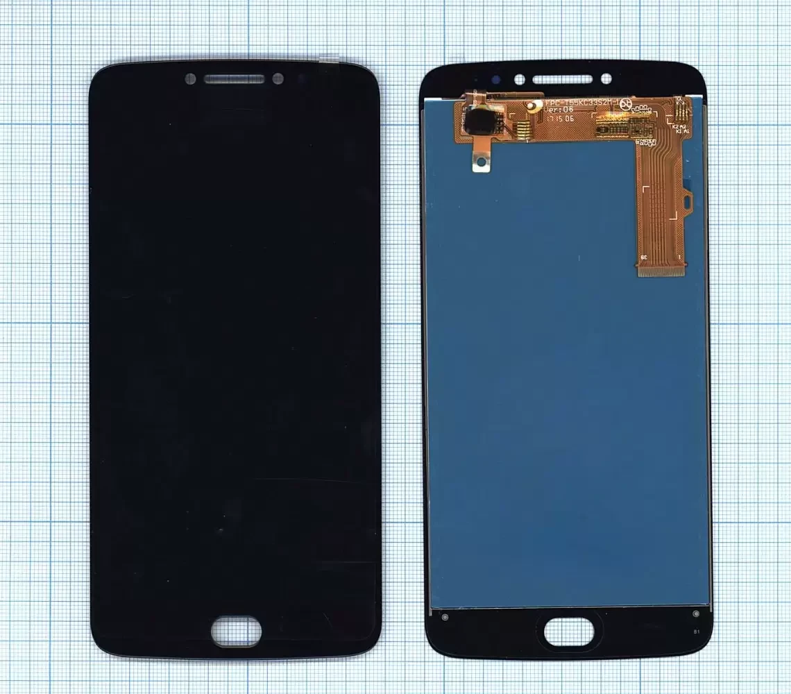 Модуль (матрица + тачскрин) для Motorola E4 Plus, черный
