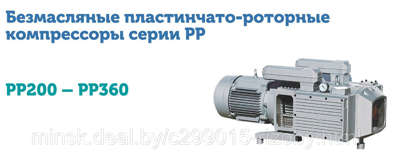 Пластинчато-роторный компрессор модель PP200-PP360 - фото 1 - id-p195224320
