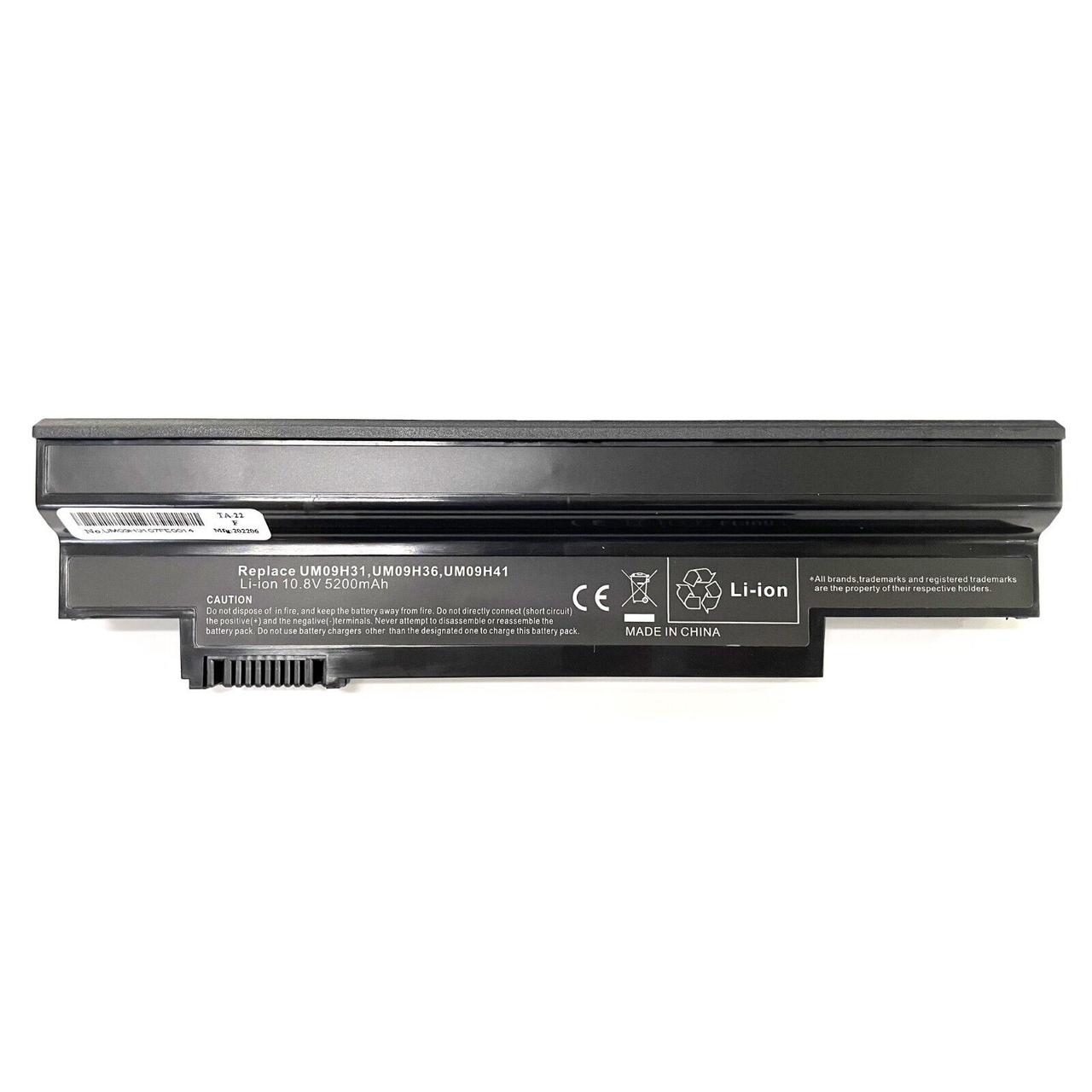 Аккумуляторная батарея UM09H31 для ноутбука Acer Aspire One 532h-2067, 17551, 532h-21b, 532h-21r, 532h-21s