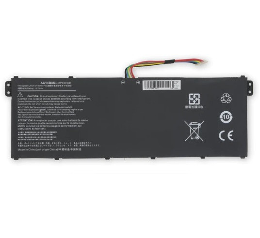 Аккумуляторная батарея  AC14B8K 15.2V для ноутбука Acer Aspire ES1-111, ES1-111-C138, ES1-111-C5M1, ES1-111-C8