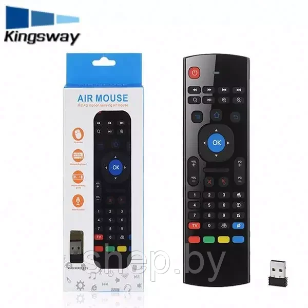 Пульт Air Fly Mouse MX3 с гироскопом и клавиатурой (поддержка: Windows/MacOS/Android/Linux) ClickPDU Huayu - фото 7 - id-p195241660