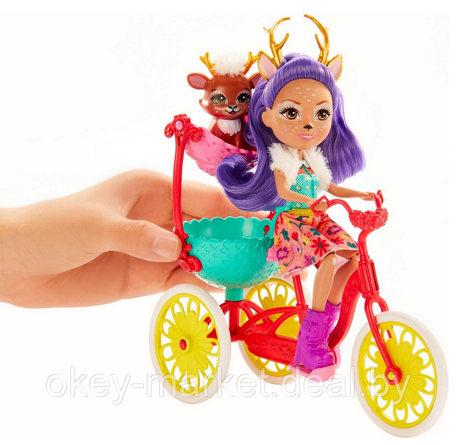Кукла Enchantimals Велосипедисты GJX30 - фото 5 - id-p195241661