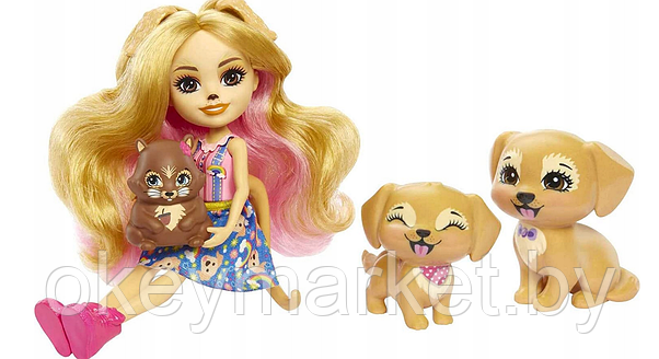 Игровой набор Enchantimals Семья собачек HHB85, фото 3