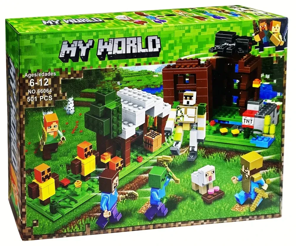 Конструктор My World 66064 Майнкрафт 501 деталь