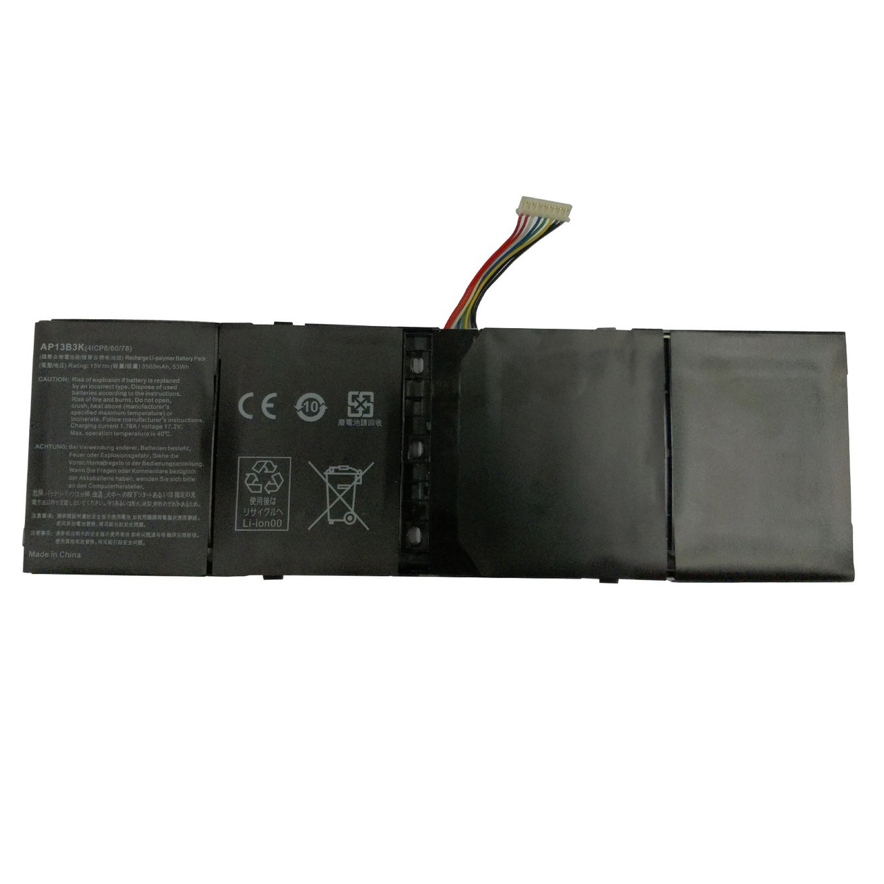 Аккумуляторная батарея AP13B3K для ноутбука Acer Aspire E15 ES1-511-C3M4, E15 ES1-511-C5PJ, M5-583, M5-583P